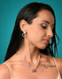 Lunaria Dangling Earrings Silver